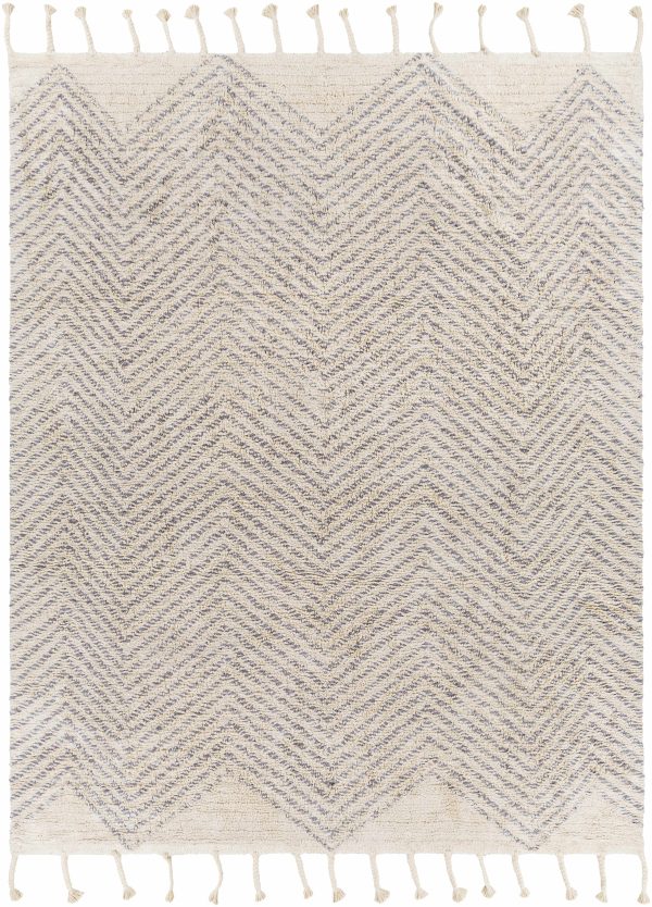 Henllan Cream Cotton Rug - Clearance For Sale - Image 3