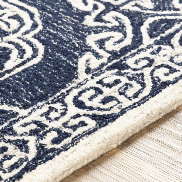 Glenoma Blue Regency Wool Rug on Sale - Image 5