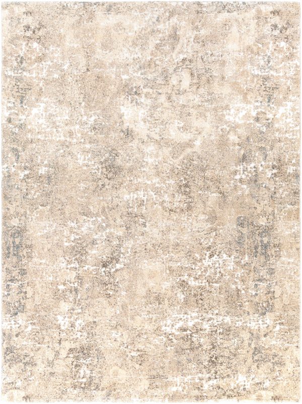 Holtsville Abstract Ivory Thick  Rug For Cheap - Image 2