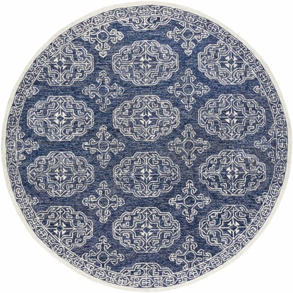 Glenoma Blue Regency Wool Rug on Sale - Image 4