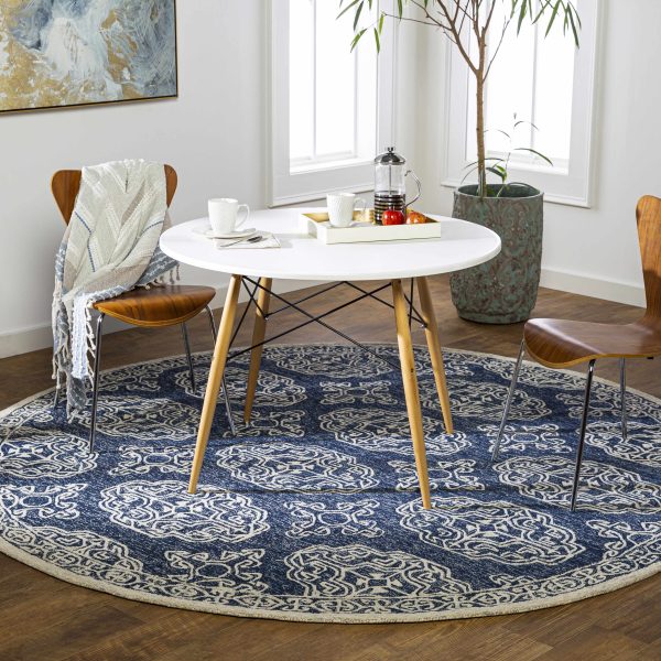 Glenoma Blue Regency Wool Rug on Sale