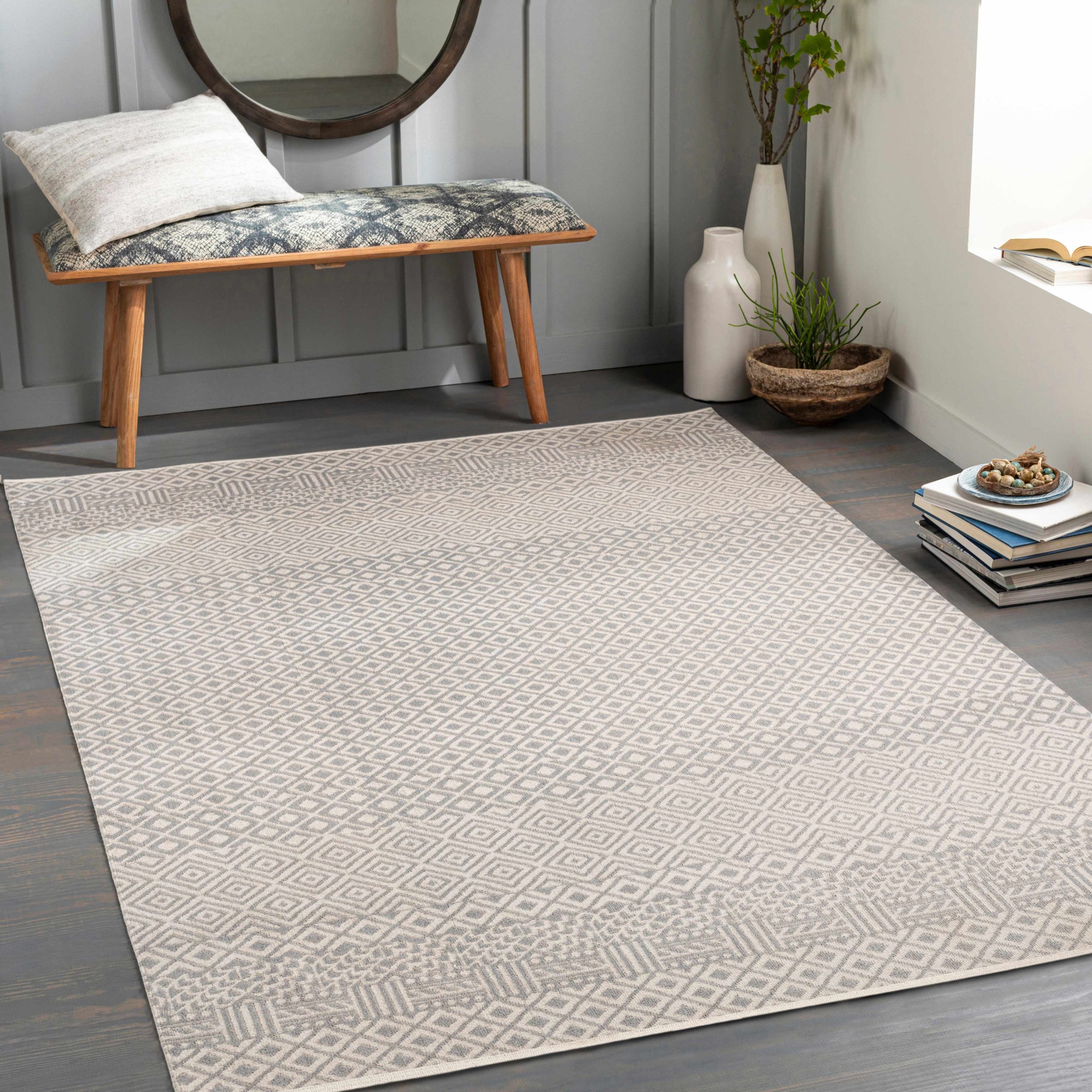 Maanas Washable Scandi Carpet Cheap