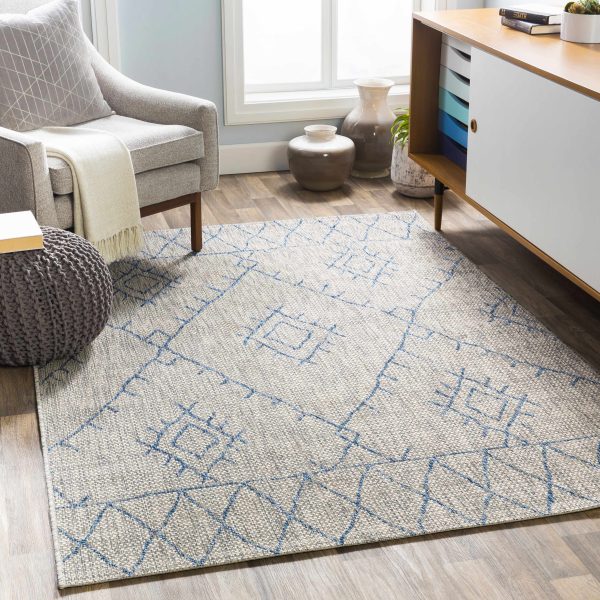 Marwood Brown&Blue Nordic Rug - Clearance Fashion