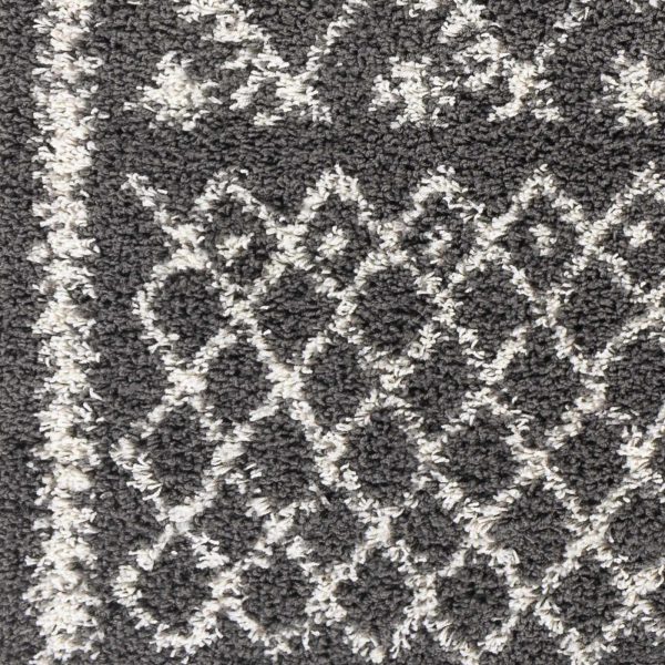 Beulah Gray Trellis Plush Rug - Clearance For Cheap - Image 2