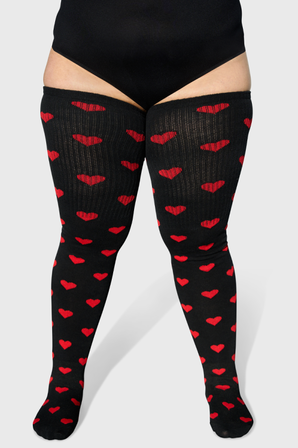 Thunda Tūbbies - Sweetheart - Black & Red Hearts Sale