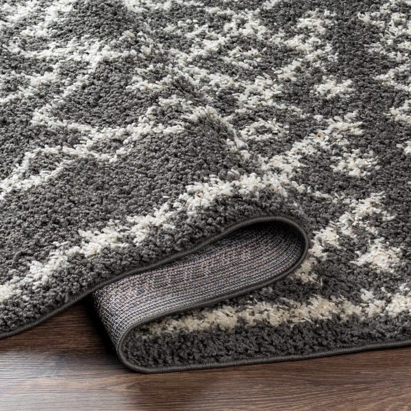 Beulah Gray Trellis Plush Rug - Clearance For Cheap - Image 3