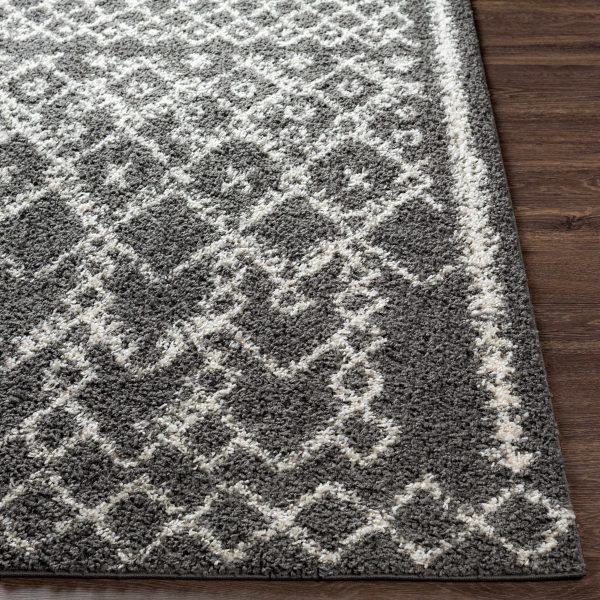 Beulah Gray Trellis Plush Rug - Clearance For Cheap - Image 5