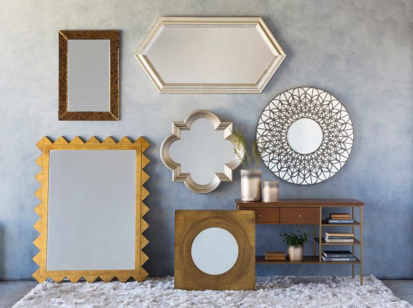 Killester Gold Frame Rectangular Mirror Hot on Sale - Image 4