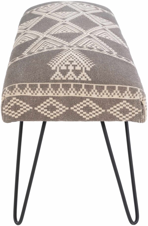 Talakag Geometric Pattern Fabric Bench Supply - Image 4