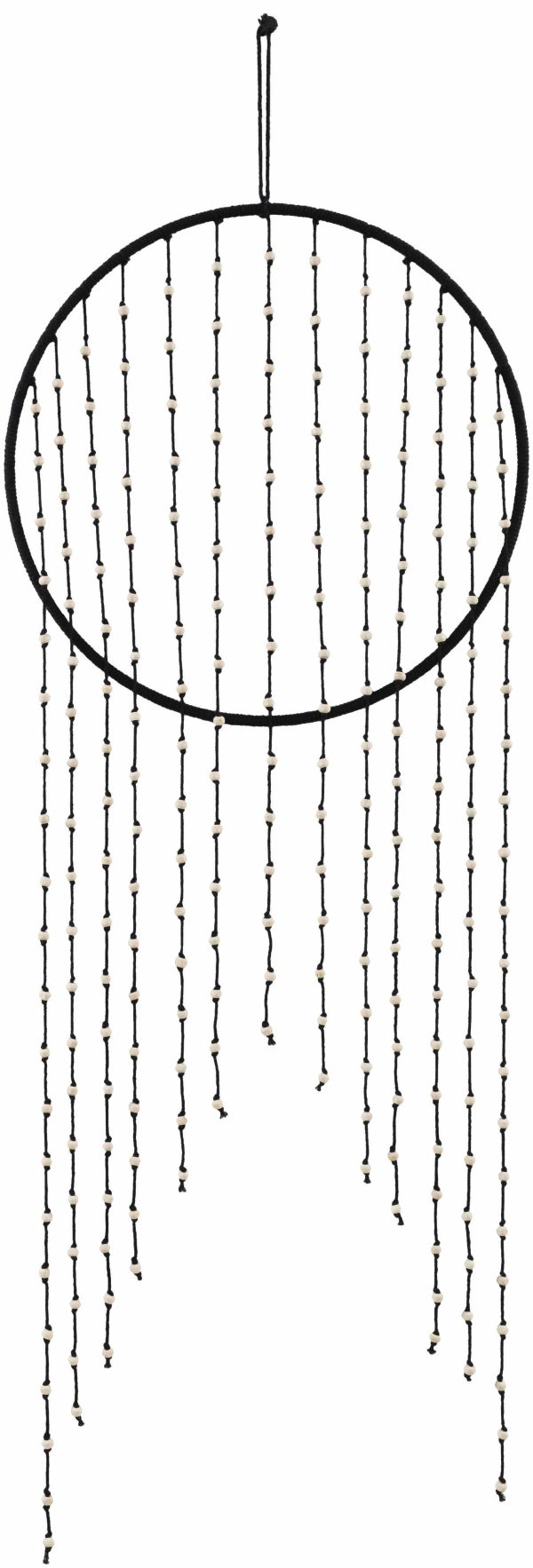 Malacampa Black Beaded Wall Hanging Discount - Image 2