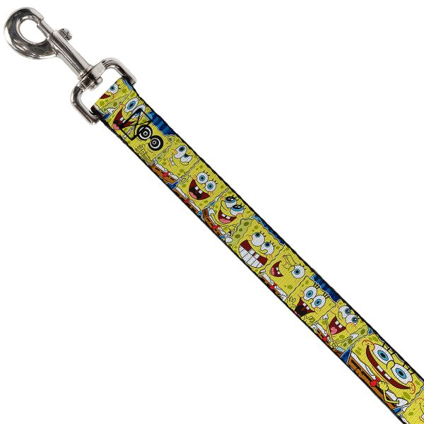 Dog Leash - SpongeBob Expressions Stripe Blue Online Hot Sale - Image 2